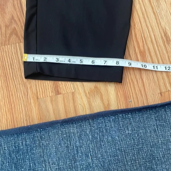 Karen Scott sport black pant with elastic waist size 14P short new with … - Picture 3 of 8